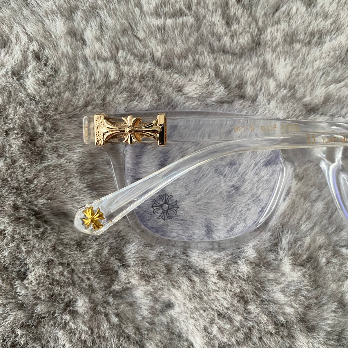 Lunora Frame (clear and gold)